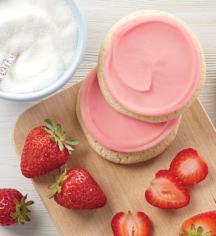 Buttercream Frosted Strawberry Sugar Cookie Flavor Box - 24